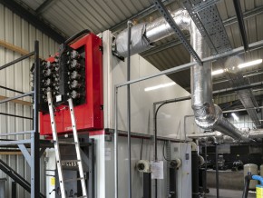 image of a biomass boiler