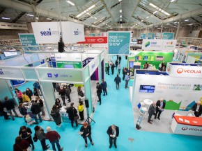 the SEAI energy show exhibitor stands in the RDS