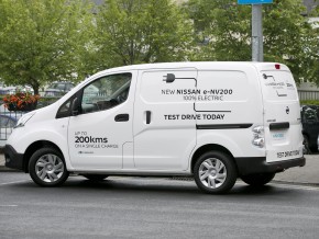 the new nissan 100% electric van