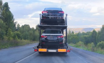 New cars being delivered