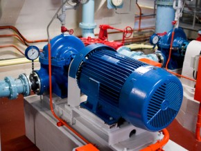 an energy efficient motor in a factory