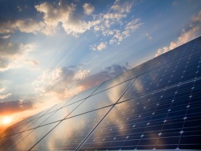 Solar panels and the sky