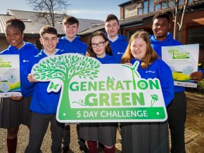 Children taking part in the Generation Green 5 day challenge