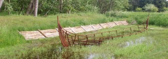 Viking boat remains on Samso