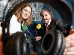 the host and a guest of the podcast