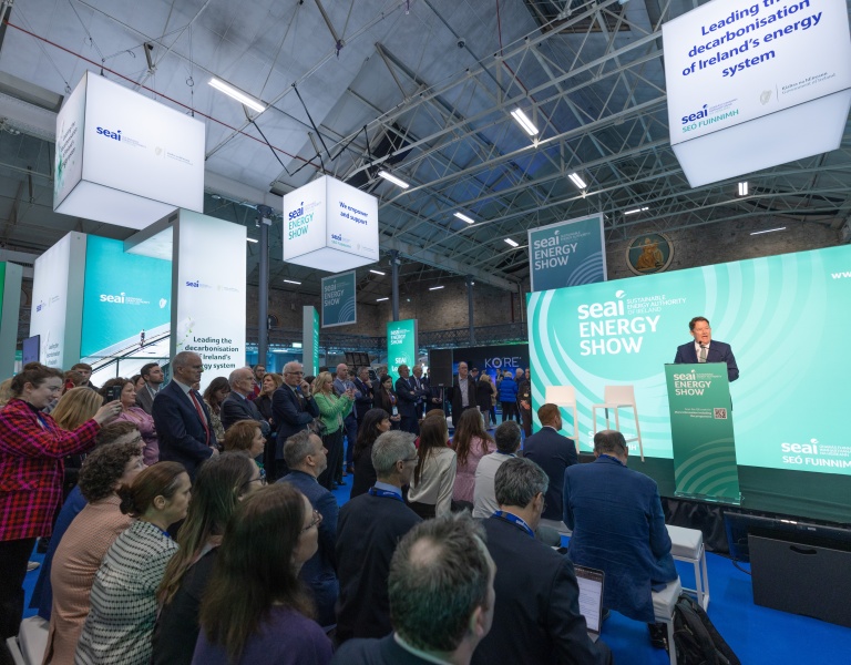 Photo of Minister speaking at Energy Show 2025