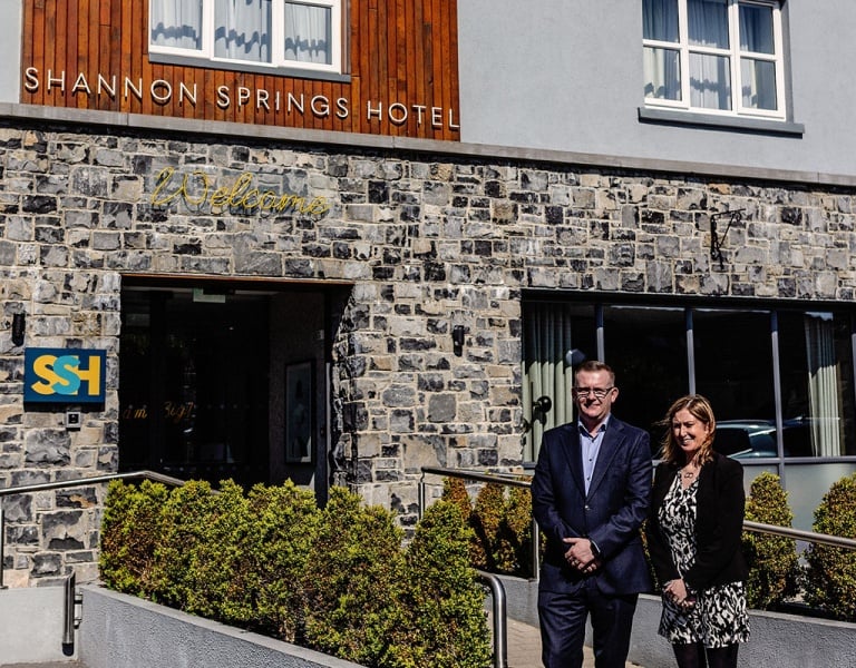 front entrance of Shannon Springs Hotel in 2025