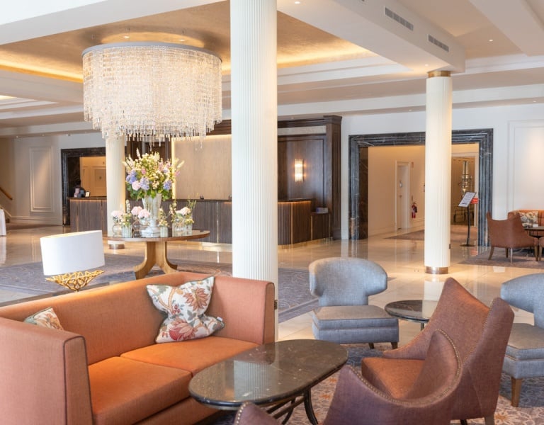 Interior of lobby at Mullingar Park Hotel
