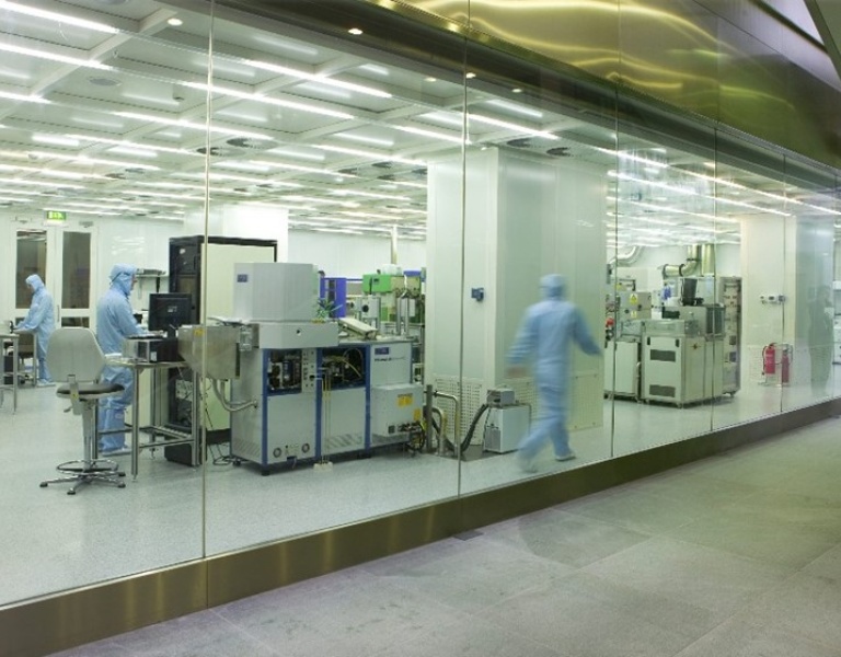 A clean room at Tyndall National Institute.