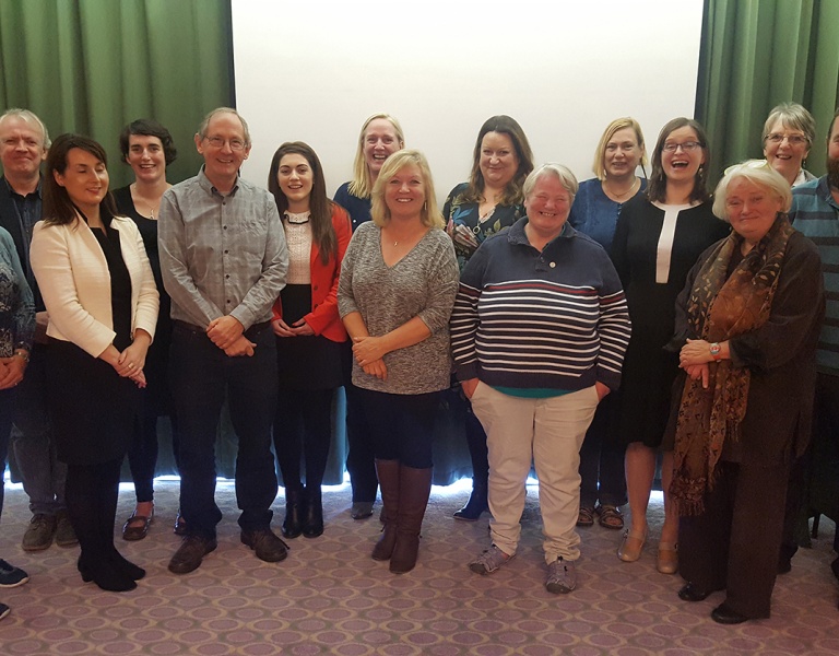 Mulranny-GreenPlan-Group-with-Ruth-Buggy-mentor-Orla-NicSuibhne-and-others