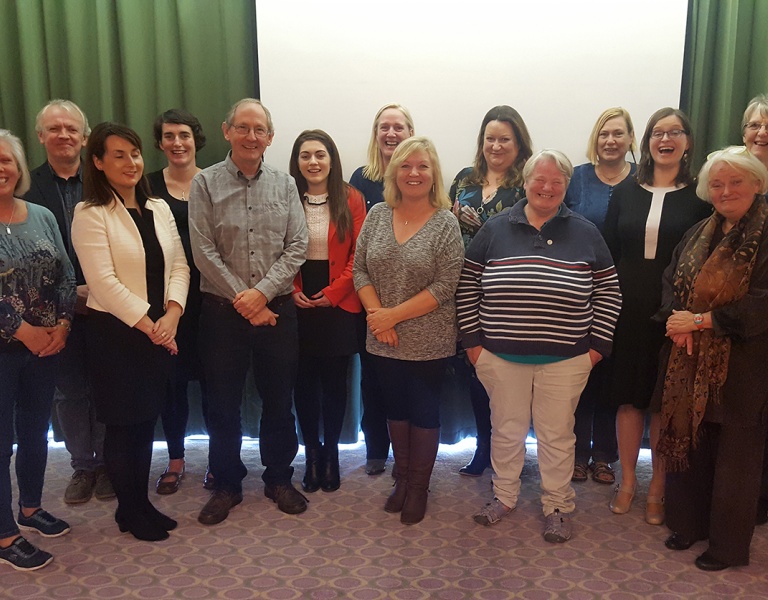 Mulranny-GreenPlan-Group-with-Ruth-Buggy-mentor-Orla-NicSuibhne-and-others