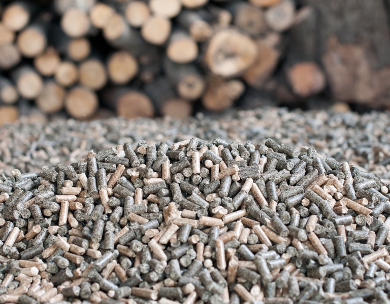 Pile of pellets