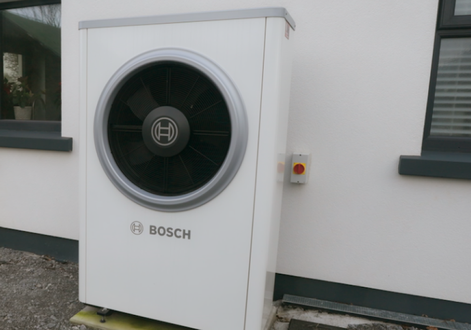 Photo of a heat pump