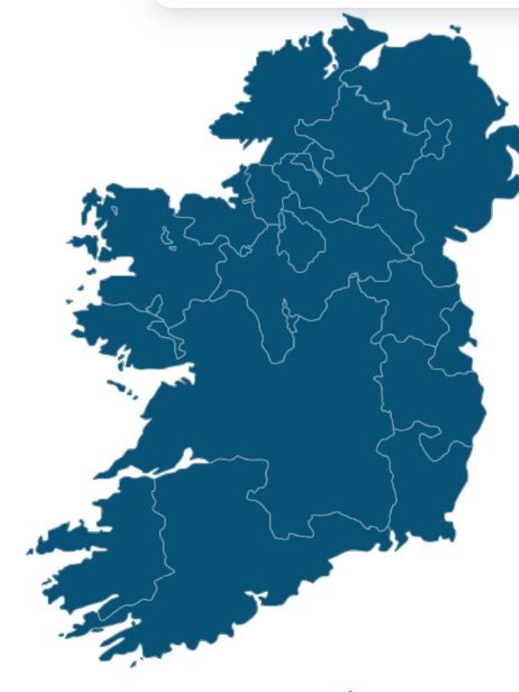 Map of Ireland