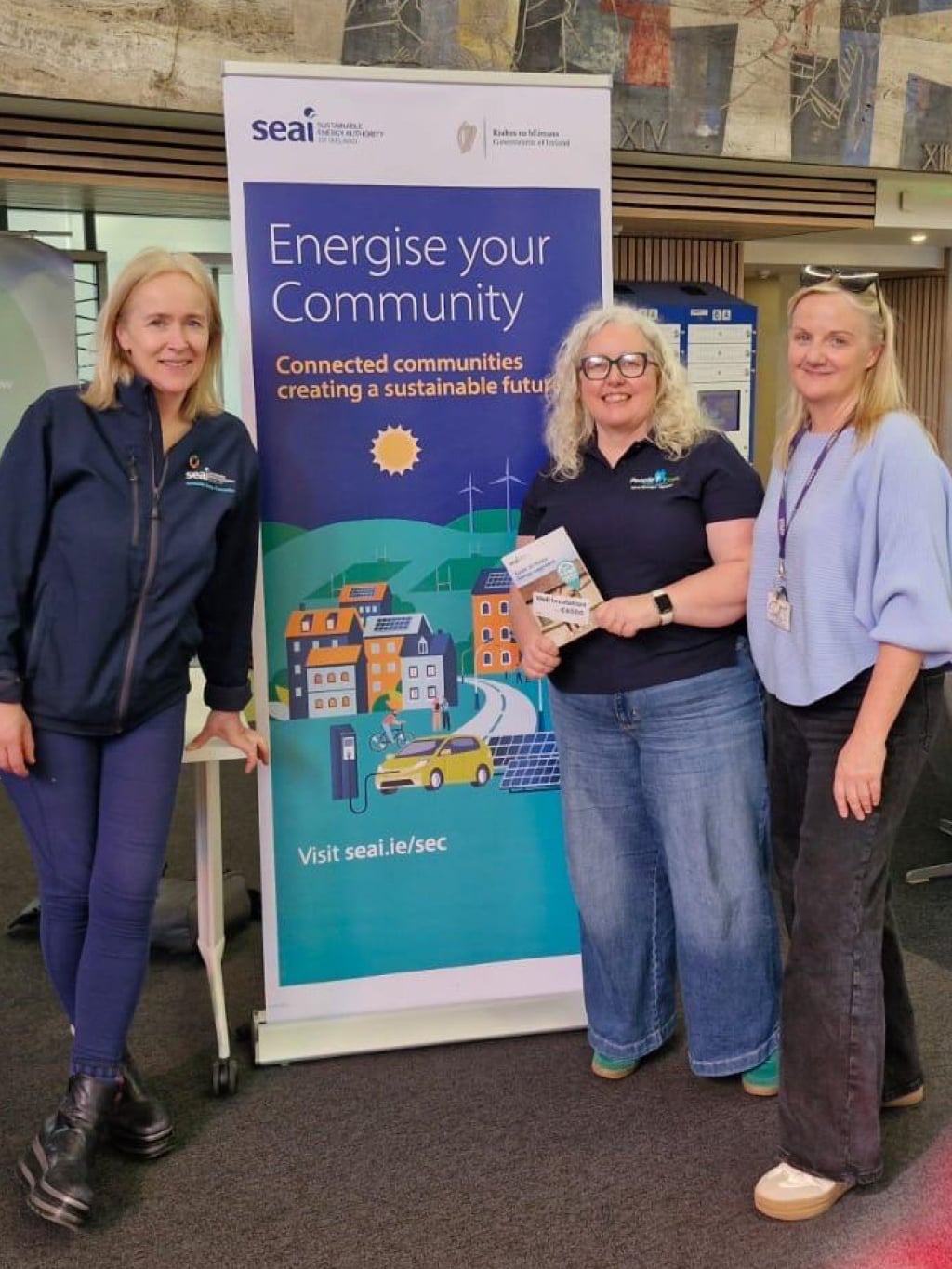 Emer Conway, pictured on the left, is the Kildare SEC Mentor
