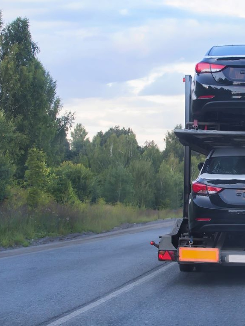 New cars being delivered