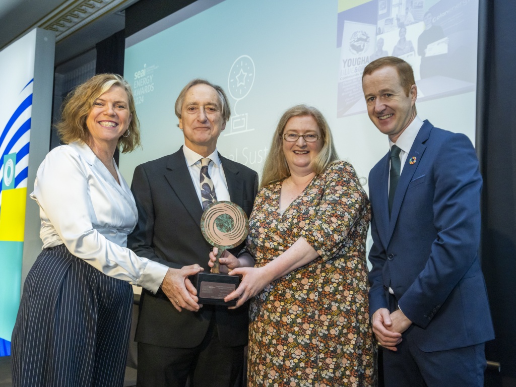 Winners of an award at the 2024 seai energy awards