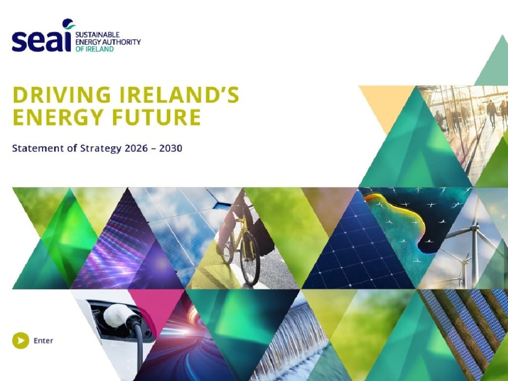 Cover image of SEAI's Statement of Strategy 2026-2030 document