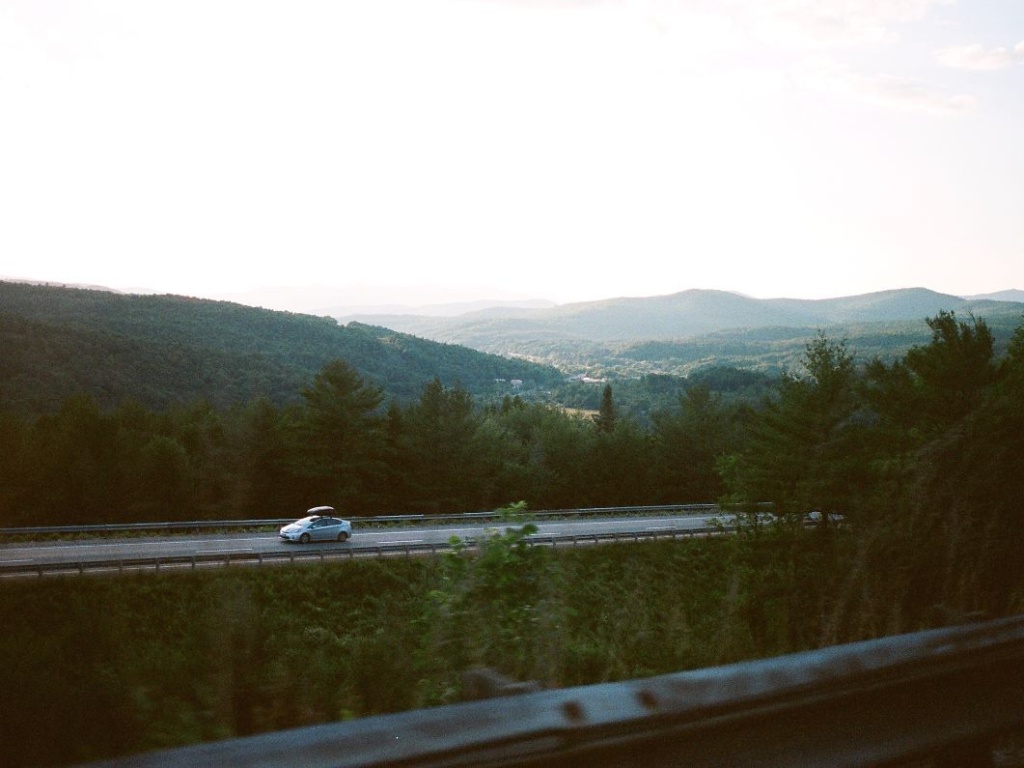 Cars driving down a motorway