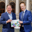 Pictured at the launch of the SEAI Statement of Strategy are Minister for Climate, Energy and the Environment, Mr Darragh O’Brien TD and William Walsh, SEAI CEO. 